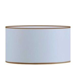 Kauze Luminaires Abat-jour en coton blanc finition beige Ø 60cm Hauteur 25cm