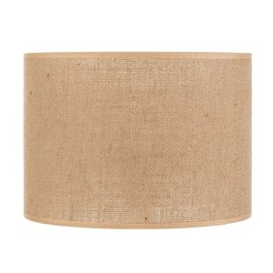 Kauze Luminaires Abat-jour rond en jute beige Ø 40cm Hauteur 25cm