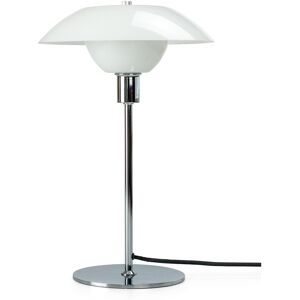 Dyberg Larsen Lampe de Table en verre et metal chrome