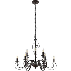 Lindby Lustre en Metal Marron