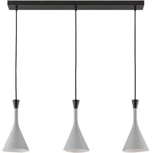 Lindby Suspension en Plastique Gris