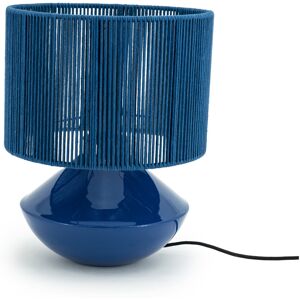 By-Boo Lampe a poser en metal et corde D29cm bleu