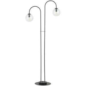 Wonderlamp Lampadaire de style nordique avec 2 spheres transparentes