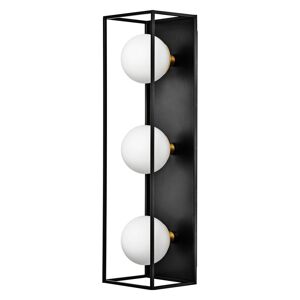 Ledvance Luminaire de salle de bain en acier noir, 55x15cm