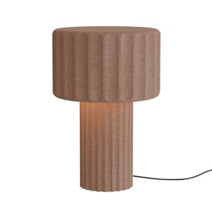 Sulion Lampe de table en ciment de couleur terre cuite H36cm