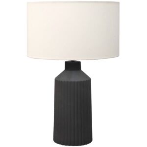 Sulion Lampe de table en ceramique noire