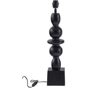 WOOOD Base de lampe en metal noir