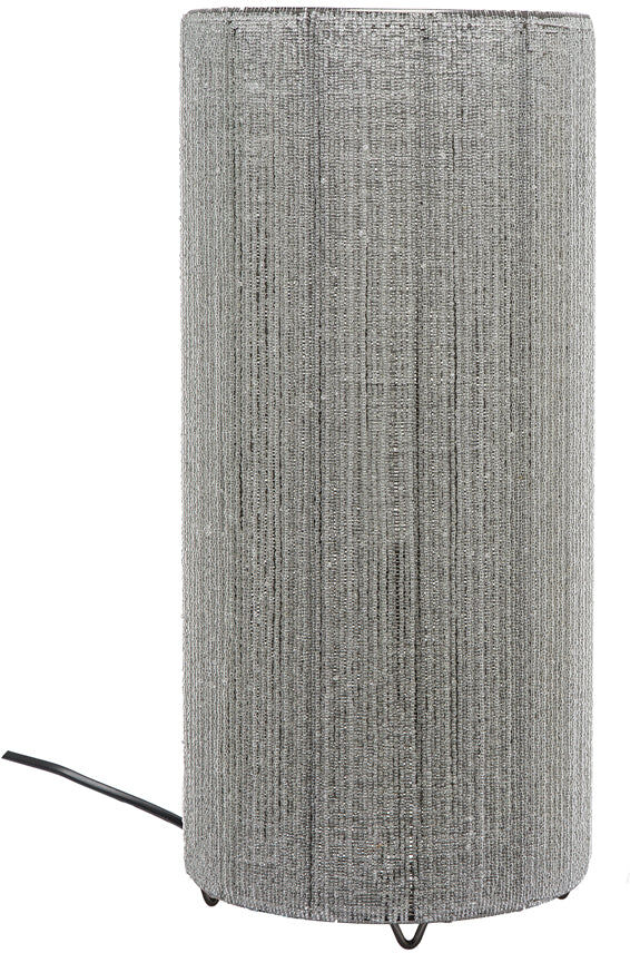 Sia Deco Lampe de chevet décorative en fer gris H52