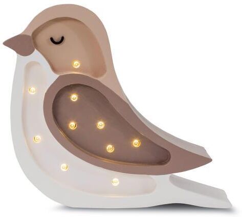 Little Lights  Lampe Veilleuse Oiseau Café Beige