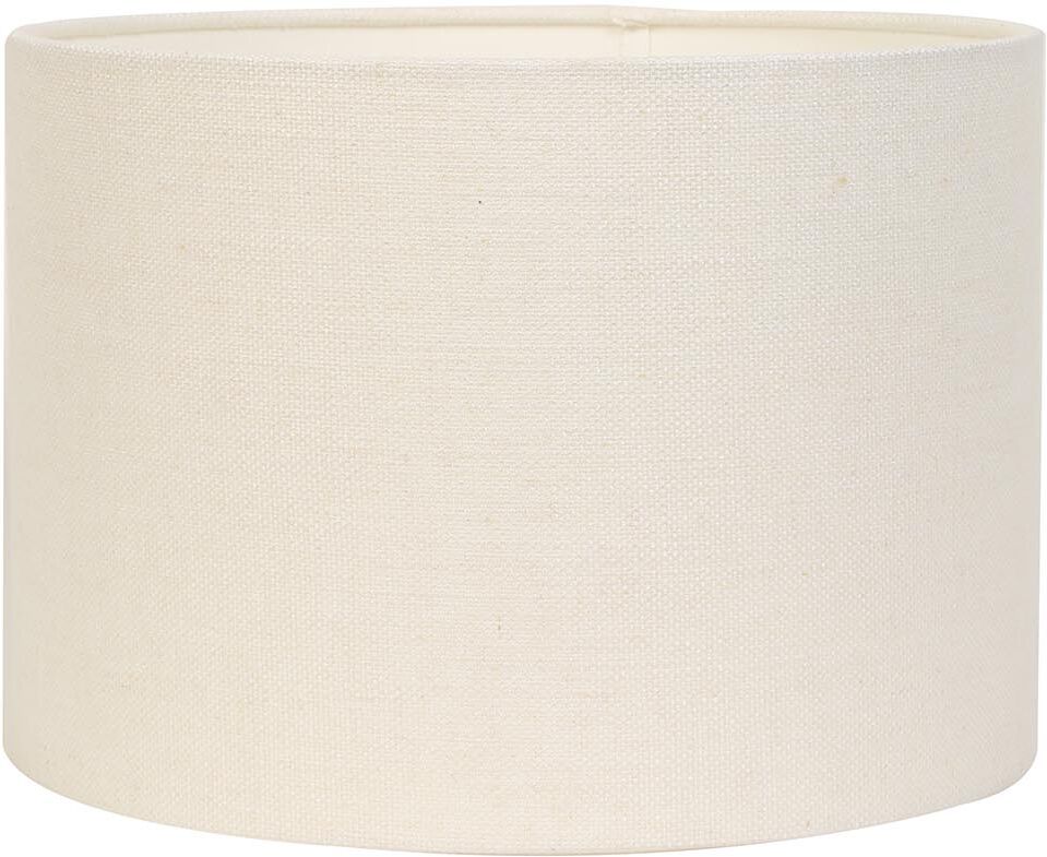 Light & Living Abat-jour cylindrique blanc coton ø30cm