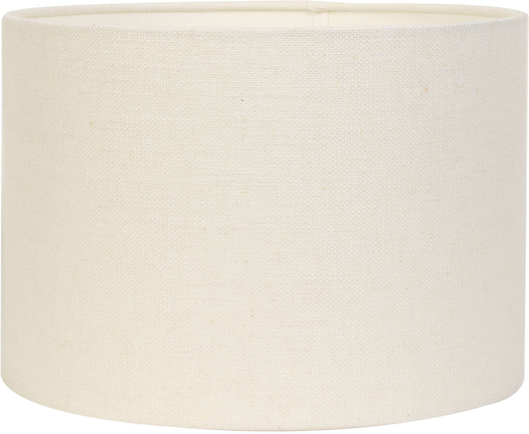 Light & Living Abat-jour cylindrique textile blanc Ø50x38cm