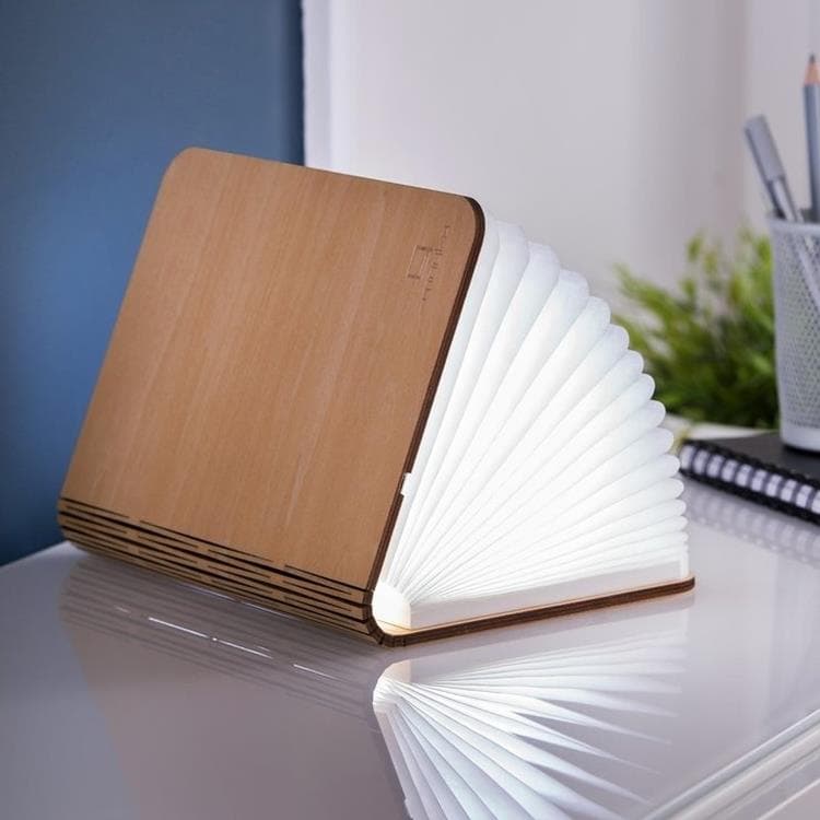 Gingko Lampe livre smart booklight mini bois