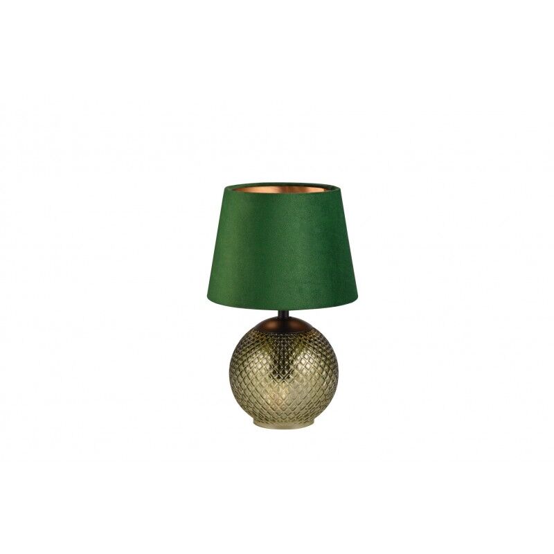 Trio Lampe design en verre vert