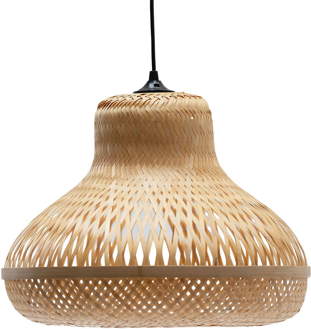 Decoclico Suspension forme poire en bambou