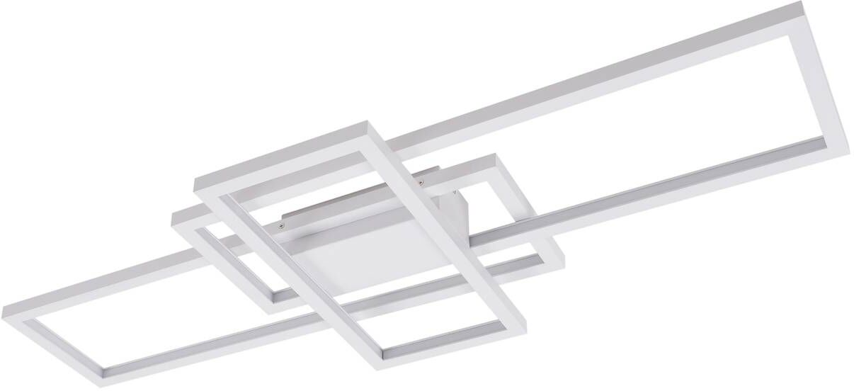 Lindby Plafonnier LED en Aluminium Blanc