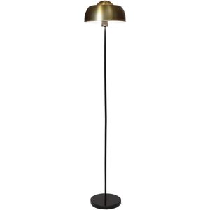 Now s Home Lampadaire en métal noir et doré h160cm