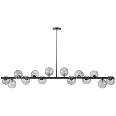 Maisons du Monde Suspension en Verre Fumé et Métal Noir - Pendant Light - Publicité Maisons du Monde Suspension en Verre Fumé et Métal Noir - Pendant Light - Publicité