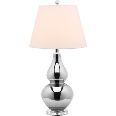 Safavieh Ensemble de 2 lampes de table en polyester, argent - Publicité Safavieh Ensemble de 2 lampes de table en polyester, argent - Publicité