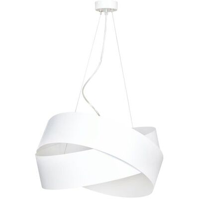 Wonderlamp Suspension de style moderne avec abat-jour en métal blanc ø50cm - Publicité Wonderlamp Suspension de style moderne avec abat-jour en métal blanc ø50cm - Publicité