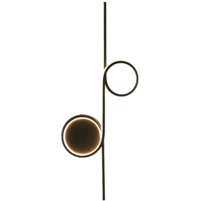 Kosilum Applique Murale - Cercle Double Noir - Luminaire d'Intérieur - Publicité Kosilum Applique Murale - Cercle Double Noir - Luminaire d'Intérieur - Publicité