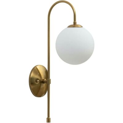 Kosilum Applique en verre doré / laiton 48 cm - Publicité Kosilum Applique en verre doré / laiton 48 cm - Publicité