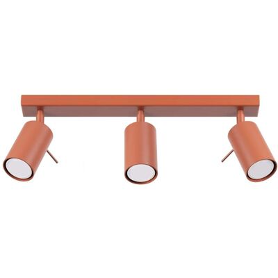 Sollux Lighting Ring Barre de projecteurs moderne 3 lumières Rouge Ocre - Barre d'éclairage - Publicité Sollux Lighting Ring Barre de projecteurs moderne 3 lumières Rouge Ocre - Barre d'éclairage - Publicité