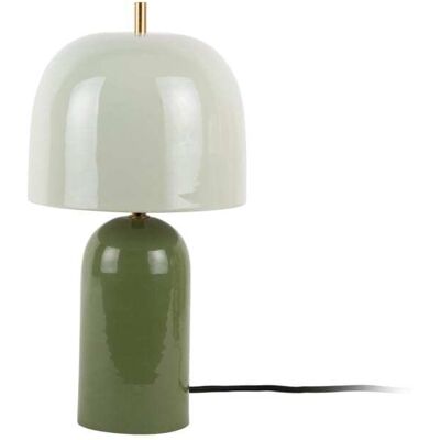 Leitmotiv Lampe de table fer vert jungle ø20cm - Publicité Leitmotiv Lampe de table fer vert jungle ø20cm - Publicité