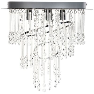 Suspension en Cristal de Verre Beliani - Éclairage Moderne et Élégant - Publicité Suspension en Cristal de Verre Beliani - Éclairage Moderne et Élégant - Publicité
