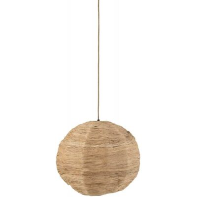 J-line Suspension boule en bois naturel 50x50x45cm - Publicité J-line Suspension boule en bois naturel 50x50x45cm - Publicité