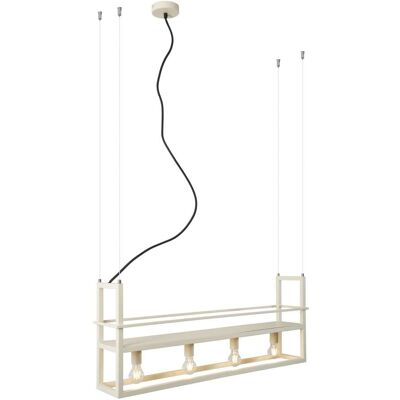 QAZQA Suspension industrielle beige - Publicité QAZQA Suspension industrielle beige - Publicité