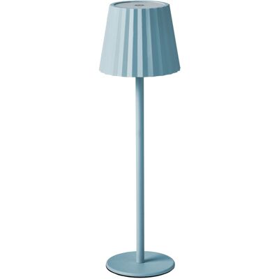 Beliani Pombeiro - Lampe de table moderne en aluminium et fer - Bleu - Publicité Beliani Pombeiro - Lampe de table moderne en aluminium et fer - Bleu - Publicité