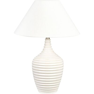 Lampe de Table Beige en Céramique Beliani CELESTE - Lampe de Table - Publicité Lampe de Table Beige en Céramique Beliani CELESTE - Lampe de Table - Publicité