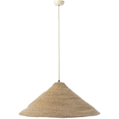 J-line Lampe suspendue chapeau en roseau naturel 80x80x30 cm - Publicité J-line Lampe suspendue chapeau en roseau naturel 80x80x30 cm - Publicité