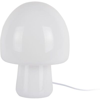 Leitmotiv Lampe de table verre blanc 20x20x27cm - Publicité Leitmotiv Lampe de table verre blanc 20x20x27cm - Publicité