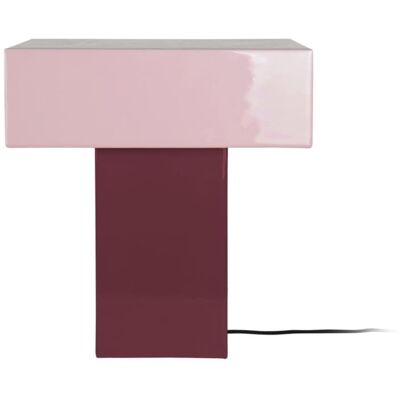 Leitmotiv Lampe de table métal violet 32x15x35cm - Publicité Leitmotiv Lampe de table métal violet 32x15x35cm - Publicité