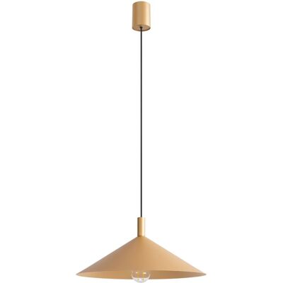 Sollux Lighting Suspension acier doré h 135 cm - Publicité Sollux Lighting Suspension acier doré h 135 cm - Publicité