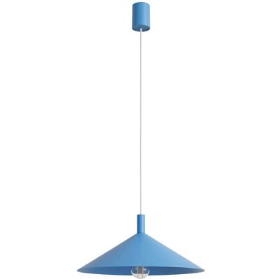 Sollux Lighting Suspension acier bleu ciel h 135 cm - Publicité Sollux Lighting Suspension acier bleu ciel h 135 cm - Publicité
