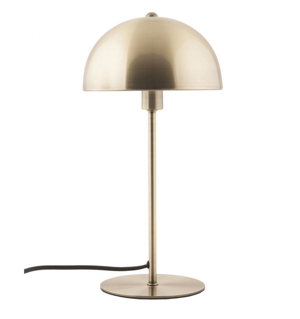Leitmotiv Lampe à poser champignon en métal or