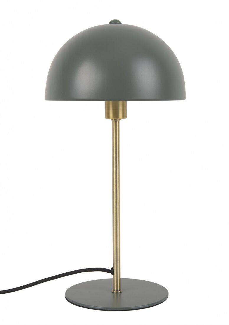 Leitmotiv Lampe à poser champignon en métal vert de gris
