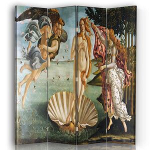 Legendarte Paravent La Naissance de Vénus - Sandro Botticelli cm 145x170 (4x)
