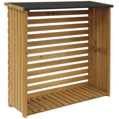 sweeek Abri buches, en bois, avec toiture et plancher