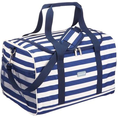 KitchenCraft Sac isotherme en Polyester à rayure Bleu 30 x 43 x 27cm - Publicité KitchenCraft Sac isotherme en Polyester à rayure Bleu 30 x 43 x 27cm - Publicité
