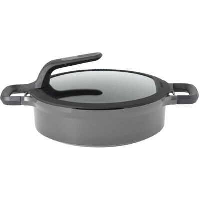 BergHoff Sauteuse italienne avec couvercle gris 26 cm - Gem - Publicité BergHoff Sauteuse italienne avec couvercle gris 26 cm - Gem - Publicité