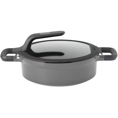 BergHoff Sauteuse italienne avec couvercle gris 24 cm - Gem - Publicité BergHoff Sauteuse italienne avec couvercle gris 24 cm - Gem - Publicité