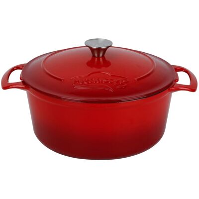Menastyl Colette Fonte Émaillée 7L Casserole - Ustensiles de cuisine - Publicité Menastyl Colette Fonte Émaillée 7L Casserole - Ustensiles de cuisine - Publicité