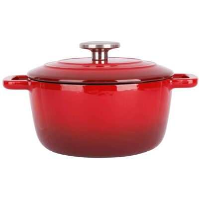 Cosy & Trendy Cocotte en Fonte, rouge, D 20 cm - Publicité Cosy & Trendy Cocotte en Fonte, rouge, D 20 cm - Publicité