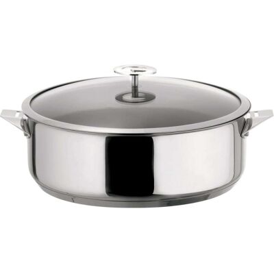 Cuisinox Sauteuse 28 cm revêtement céramique avec couvercle - Publicité Cuisinox Sauteuse 28 cm revêtement céramique avec couvercle - Publicité