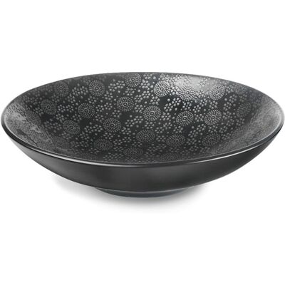 Medard de Noblat Coffret 6 assiettes salade et pâtes noires - Publicité Medard de Noblat Coffret 6 assiettes salade et pâtes noires - Publicité
