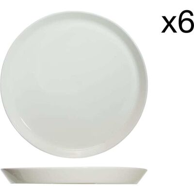 Cosy & Trendy Lot de 6 Assiettes plates en Porcelaine, blanc, D26,5 cm - Publicité Cosy & Trendy Lot de 6 Assiettes plates en Porcelaine, blanc, D26,5 cm - Publicité