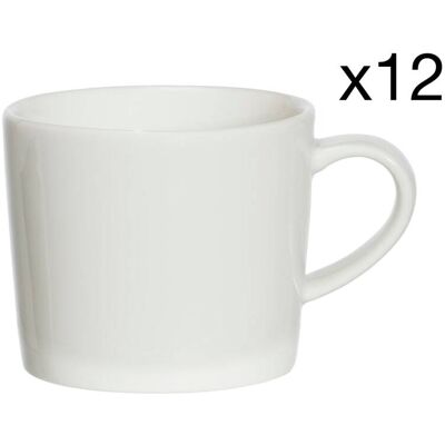 Cosy & Trendy Lot de 12 Tasses en Porcelaine, blanc, D6,3 cm - Publicité Cosy & Trendy Lot de 12 Tasses en Porcelaine, blanc, D6,3 cm - Publicité